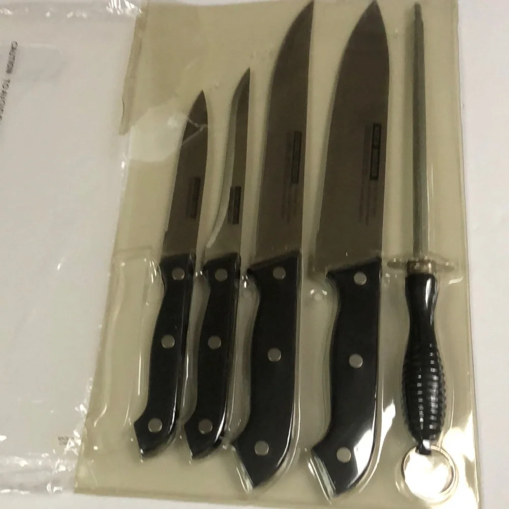 KucheStolz Precision Crafed 6‎ piece Cutlery Set Knife Sharpener & Cutting Board